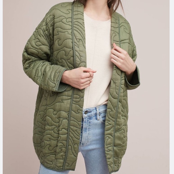 Anthropologie Jackets & Blazers - By Anthropologie quilted kimono jacket